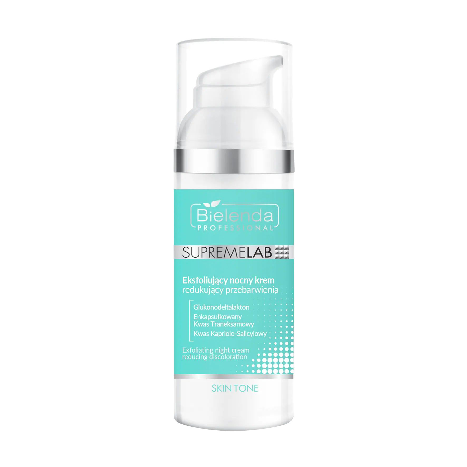 Відлущувальний нічний крем для обличчя Bielenda Professional Supremelab Exfoliating Night Cream проти пігментації, 50 мл